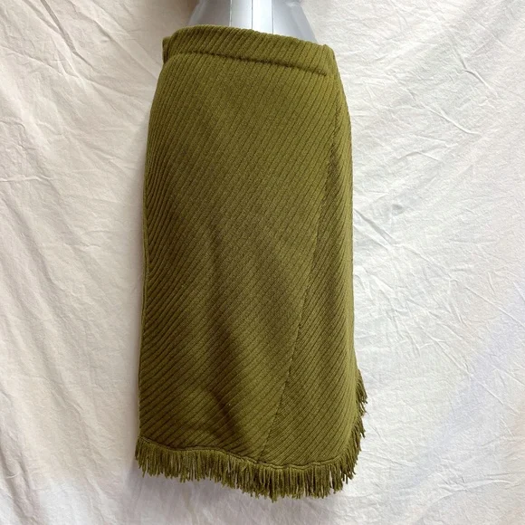 Anthropologie Skirts Rosie Neira Knit A Line Wrap Skirt Small - Main Image